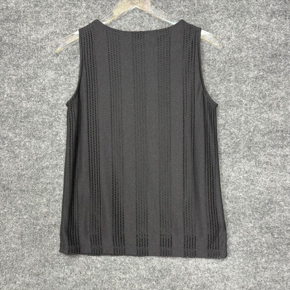 Chico's Shirt Womens 0 4 Grey Easywear Slinky Knit Tank Top Sleeveless Layering - Picture 4 of 11